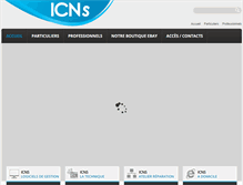 Tablet Screenshot of icns.fr